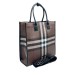 Cумка Burberry Check and Leather Tote S1295